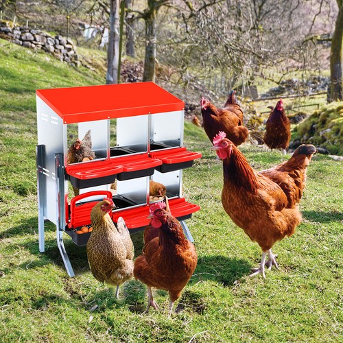 Metal chicken nesting box - ,