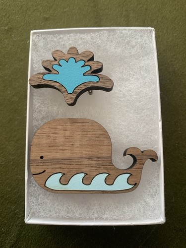 Tatty devine wooden whale - wooden,