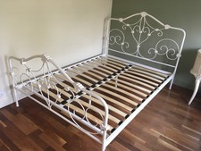 Next Antique style Metal Slatted Bedstead Size Double MATTRESS NOT INCLUDED