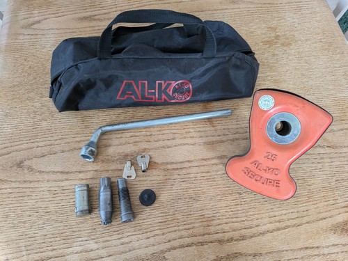 Caravan alko secure wheel lock - caravan,