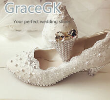 Lace white ivory crystal