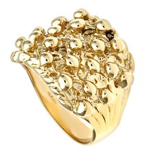 9ct Yellow Gold Mens Keeper Ring By Citerna
