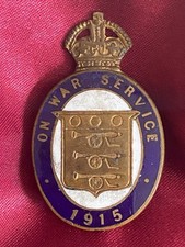 Genuine WW1 On War Service