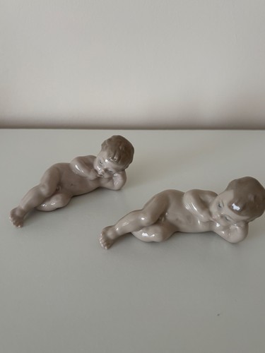 Lladró nao cherub - nao, pair