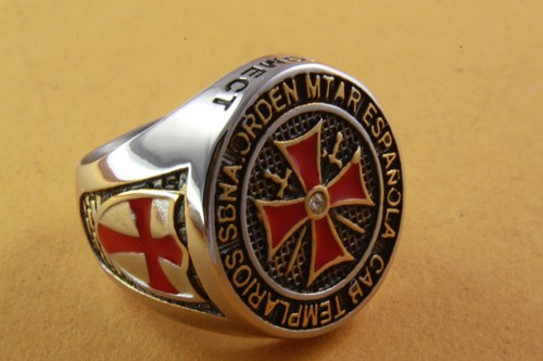 Knights templar cross ring - knights,
