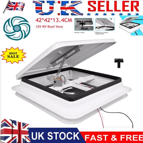 420x420mm roof vent - 420x420mm, fan