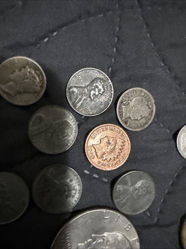 Old world foreign coin - old,