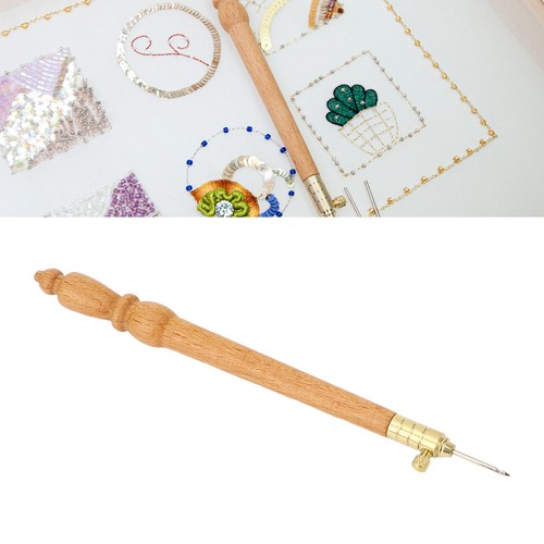 Embroidery crochet hook wooden - crochet,