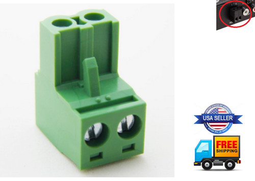 Pin speaker output plug - 2-pin, amp