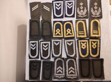 German army shoulder epaulette rank insignia slides patches badges various