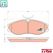BRAKE PAD SET DISC BRAKE