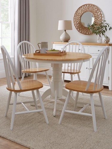New rubberwood fixed top 100cm - rubberwood,