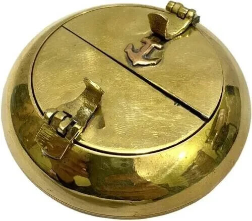 Vintage brass ashtray cigar - brass,