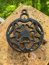 Black Rose Design Cast Iron