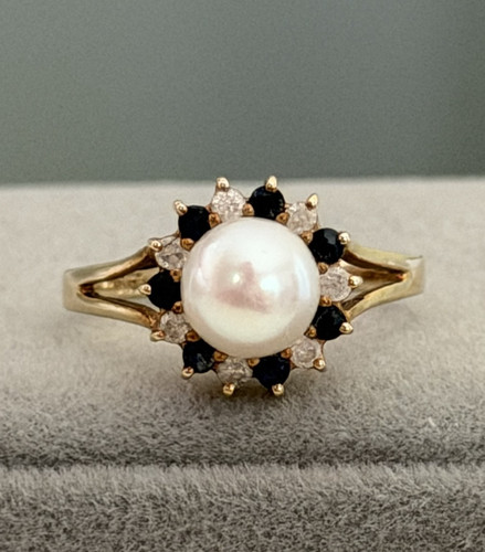 Vintage 14k yellow - 14k, pearl