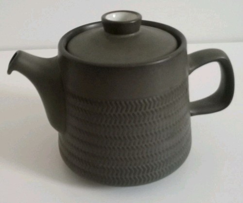 Denby chevron teapot vintage - teapot,