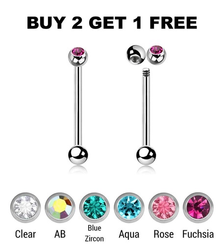 Tongue bar surgical steel - tongue,