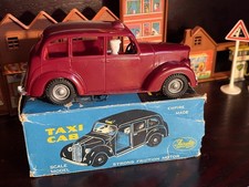 Vintage Fairylite Toys Empire Made Plastic Taxi Cab Austin Friction Boxed Rare