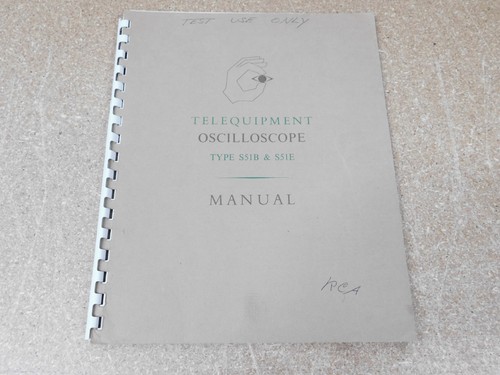 Telequipment s51b s51e - telequipment,