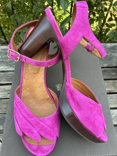 Chie mihara pink suede - pink,