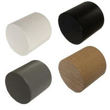 Wooden Finials Curtain Pole