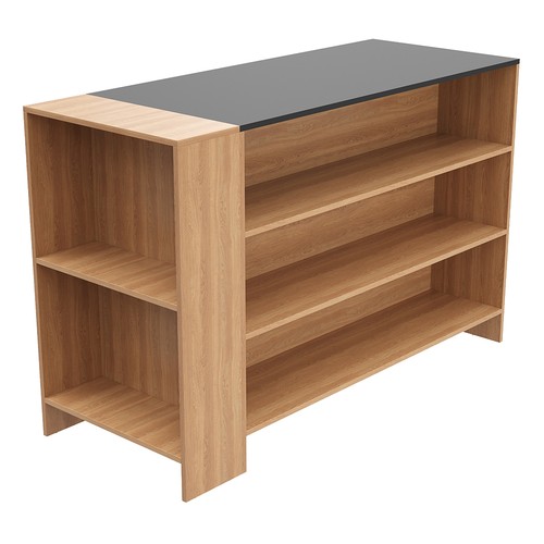 Wooden breakfast bar table - bar,