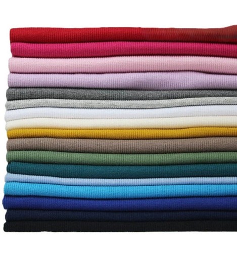 Tubular jersey ribbing knit