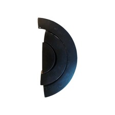 3 Decorative Wooden Arched Tea Light Stands Dark Hard But Light Wood