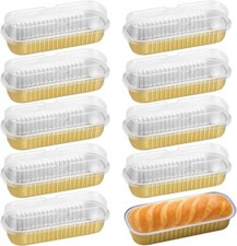 50x Mini Loaf Pans with Lids