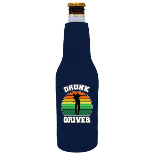 Drunk driver golf beer bottle - drunk,