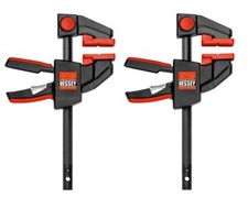 2 x Bessey EZXL30-9 300mm (12") Pro Heavy Duty One Handed Quick Grip Wood Clamp