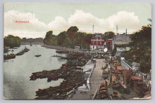 Richmond river thames boat - river,