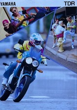 YAMAHA TDR125 - ORIGINAL COLOUR SALES BROCHURE