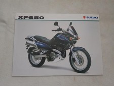 SUZUKI XF650 Motorcycle Sales Spec Leaflet NOV 1998 #MB9XF650-LEAF