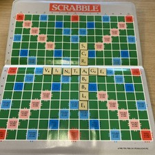SCRABBLE travel Magnetic Pocket Board Game Vintage 1988 Edition - 