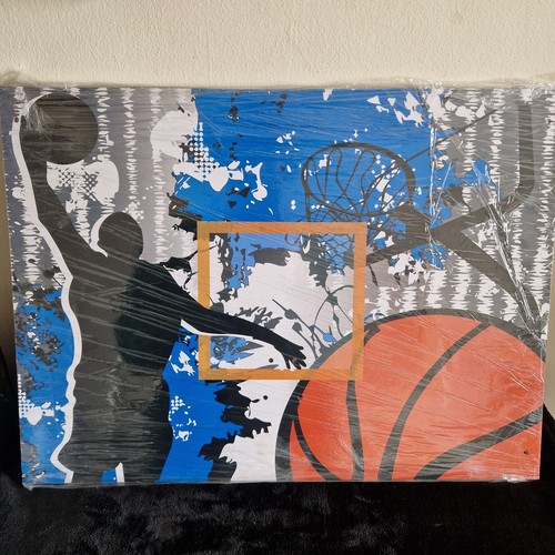 Basketball wall art board hoop - basketball,