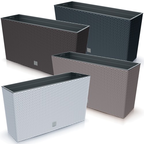 Tall rectangle rattan case - rattan,