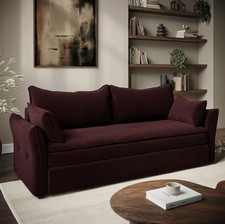 Sofa Bed 3 Seater Velvet