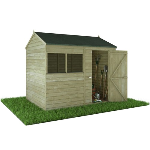 8x6 garden shed wooden - 8x6, reverse