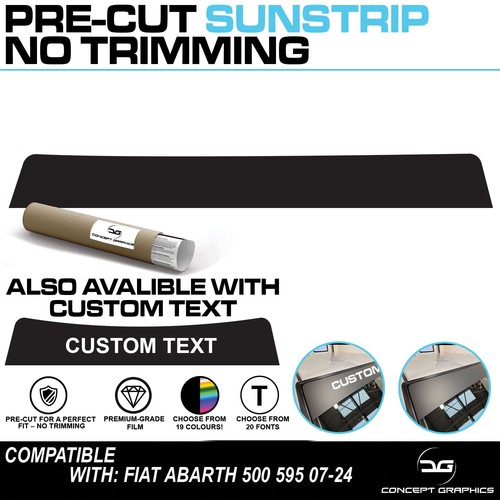Pre cut sunstrip - pre,