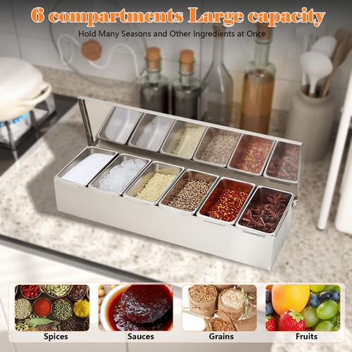 Stainless steel condiment - stainless,