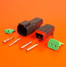 Deutsch DT Series 2 Pin Way Connector Male & Female DT04-2P-CE02 DT06-2S-CE06