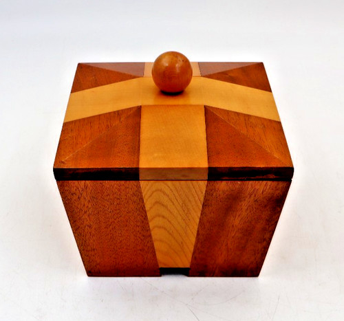 Vintage wooden ice bucket - vintage,