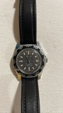 Vintage Sicura World Time GMT Diver Watch Superwaterproof Swiss Made