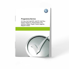 VW Volkswagen Italian Service Booklet 17 Models