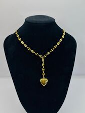 Coffee Bean Lariat Necklace