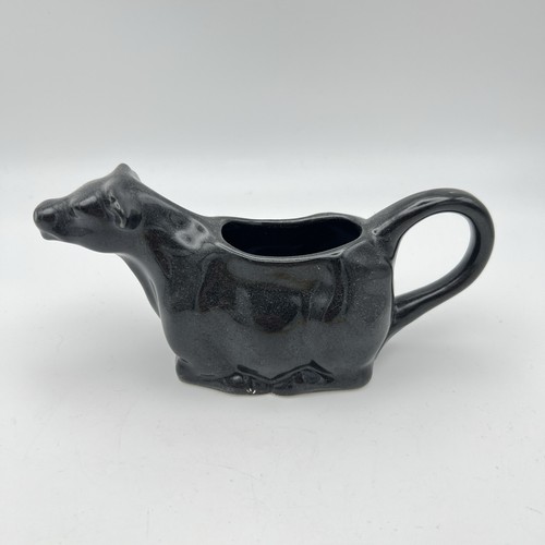 Churchill black cow - black, creamer