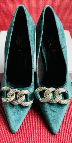Emerald green velvet high - emerald,