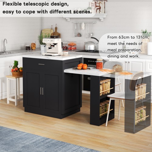 Kitchen island extendable - kitchen,