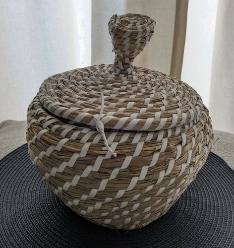 Large wicker storage basket - wicker,